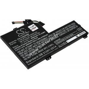 Batterie adapte  l'ordinateur portable Lenovo IdeaPad Ideapad S540-15IWL GTX, type SB10W67224