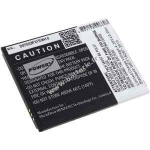 Batterie pour Mobistel Cynus T8 / type BTY26190