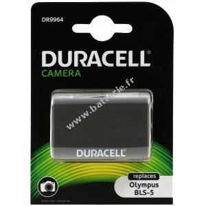 Duracell Batterie pour appareil photo numrique Olympus PEN E-PL2 / Stylet 1 / Type BLS-5