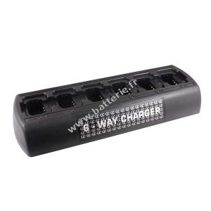 Chargeur pour 6 batteries pour batterie talkie-walkie Kenwood TK250