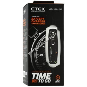 CTEK CT5 Time to Go, chargeur de batterie, avec affichage du compte  rebours 12V 5A prise UE