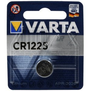 Pile bouton au lithium, batterie Varta CR1225 1 blister