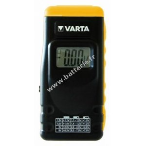 Testeur de batterie Varta avec cran LCD pour batteries, batteries rechargeable et piles bouton