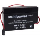 Batterie au plomb (multipower ) MP0,8-12H pour les volets de la maison