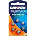 Rayovac Appareil auditif spcial acoustique Batterie type 13 / 13AE / AE13 / DA13 / PR48 / V13AT Blister de 6