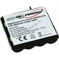 Stimulateur musculaire Batterie pour Compex Fit 3.0 / MI-Fitness / type  4H-AA1500 »