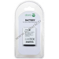 Doro Batterie pour téléphone portable Doro 1360, 2414, 2424, type DBR-800A  »