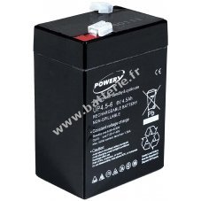 Batterie Gel Plomb Powery 6V 5Ah Moto Quad Jouet - Sans Entretien