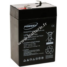 Powery Batterie au plomb-gel 6V 6Ah »