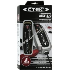 CTEK MXS 5.0, Chargeur De Batterie 12V 5A, Compensation De Température  Intégrée, Voiture Et Moto, Intelligent Avec Mode De Reconditionnement Et  Option