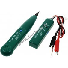 MS6812 Détecteur De Câble Électrique Traceur Portable Testeur Ligne Téléphonique Et Réseau
