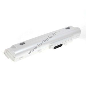 Batterie pour MSI Wind U100/ Medion Akoya Mini E1210/ type BTY-S12 4400mAh blanc