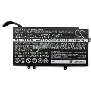Batterie pour ordinateur portable Toshiba Satellite U920t / type PA5073U-1BRS