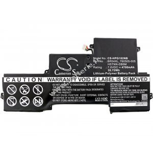 Batterie pour ordinateur portable HP EliteBook Folio 1020 / type HSTNN-DB6M