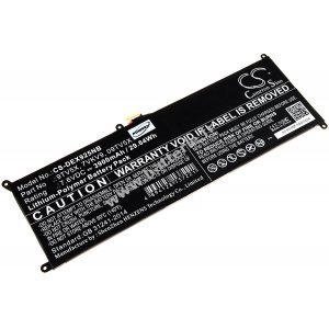 Batterie pour ordinateur portable Dell XPS 12 9250 / Latitude 12 7275 / Type 7VKV9