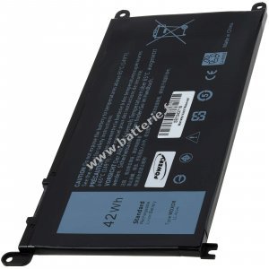 Batterie pour ordinateur portable Dell Inspiron 13 7368 / INS 13MF PRO-D1508TS / Type WDX0R