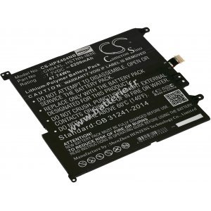 Batterie pour ordinateur portable HP Chromebook X2 12-F024DX, X2 12-F015NR, type HSTNN-IB8E et autres