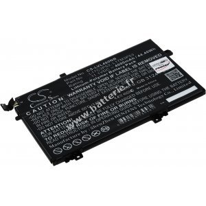 Batterie adapte aux ordinateurs portables Lenovo ThinkPad L580, ThinkPad L480, type 01AV464 et autres