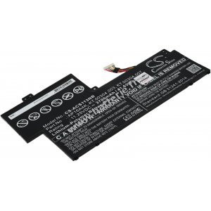 Batterie pour ordinateur portable Acer Aspire One Cloudbook 11 AO1-132,Swift 1 SF113-31-P2CP,Type AP16A4K et autres