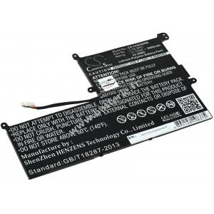 Batterie adapte  l'ordinateur portable Lenovo Chromebook N20, Chromebook N20p, Type L13L3P61 a.o.