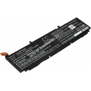 Batterie pour ordinateur portable Dell XPS 17 9700, Precision 5750 (0YY3V), Type XG4K6 a.o.