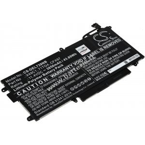 Batterie adapte  l'ordinateur portable Dell Latitude 5289 2-in-1, 7390 2-in-1 Type 71TG4 a.o.