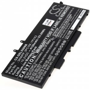 Batterie adapte  l'ordinateur portable Dell Latitude 5401, Latitude 14 5410, type 3HWPP