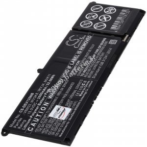 Batterie adapte  l'ordinateur portable Dell Vostro 5510, Latitude 3320, Inspiron 15 5510, type FH3K2