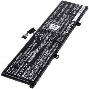 Batterie adapte  l'ordinateur portable Lenovo ThinkPad X1 Extreme G3, type L19M4P71