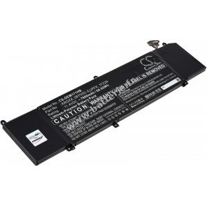 Batterie de puissance adapte  l'ordinateur portable Dell Alienware M15 R1 2018, G5 15 5590, G7 15 7590, type XRGXX