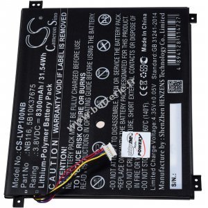 Batterie adapte  l'ordinateur portable Lenovo IdeaPad 100S-11IBY 80R200DHGE , type NB116