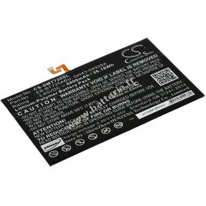 Batterie adapte pour Tablet Samsung Galaxy Tab S5e / SM-T720 / Type EB-BT 725ABU et autres