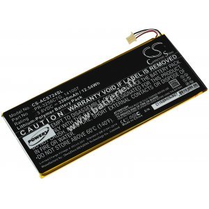 Batterie pour Tablet Acer Iconia Talk S / A1-734 / Type KT.00110N.001
