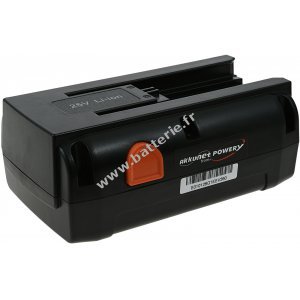 Batterie pour tondeuse  cylindre Gardena alimente par batterie 380 Li / type 04025-20