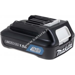 Batterie pour outils lectriques Makita type BL1015 1500mAh originale