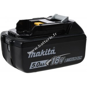 Batterie pour bloc d'outils Makita type BL1850 5000mAh Original