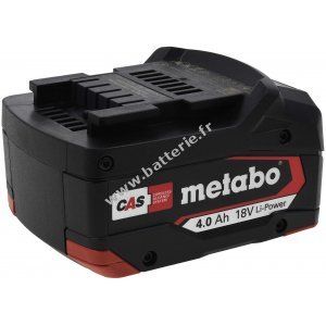 Batterie Metabo 18V Li-Ion Ultra-M 4,0Ah 625591000 ESCP originale