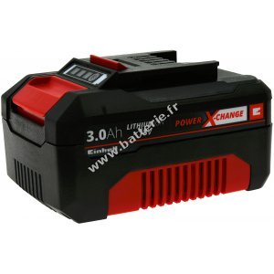 Batterie Einhell Power X-Change Li-ion 18V 3,0Ah pour tous les appareils Power X-Change Original