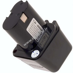 Batterie pour Bosch tubercule d'outil 7,2V 2000mAh NiMH