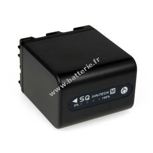 Batterie pour camscope Sony NP-QM91 with LEDs 4200mAh anthracite