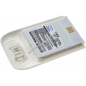 Batterie compatible avec le tlphone sans fil Ascom DECT 3735, D63, i63, type 490933A Blanc