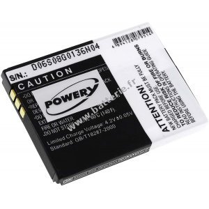 Batterie pour Fritz!Fon M2 / type BAK130506