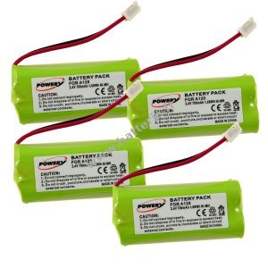 Batterie rechargeable 4x pour tlphone sans fil Siemens gigaset A245, A265, A160