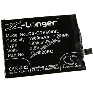 Batterie pour smartphone Alcatel One Touch Pop Up / OT-6044 / type TLp020EC