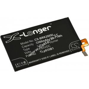 Batterie pour tlphone portable, smartphone Blackberry KEY2 / BBF100-4 / type Tlp035B1 et autres