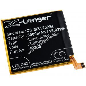 Batterie adapte au tlphone mobile, smartphone Motorola Moto One Hyper, XT2027-2, type KG50 a.o.