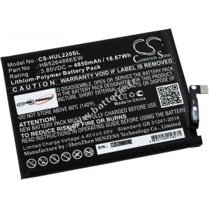 Batterie adapte au Smartphone, Tlphone mobile Huawei P Smart 2021, PPA-L22, Type HB526488EEW