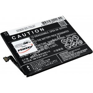 Batterie adapte au smartphone One Plux X, X Dual Sim, E1000, type BLP607