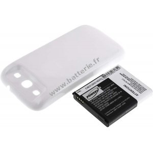Batterie pour Samsung Galaxy S3 / GT-I9308 / type EB-L1G6LLK white 3300mAh
