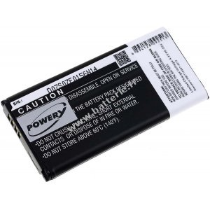 Batterie pour Samsung Galaxy S5 Mini / SM-G800 series / type EG-BG8000BBE